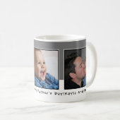 Aangepaste 3 foto-Vaderdag Koffiemok (Voorkant rechts)