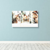 Aangepaste 3 fotocollage Modern Canvas Afdruk (Insitu (Houten vloer))