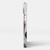 Aangepaste 3 Fotocollage Monogram Naam en offerte iPhone Hoesje (Linkerkant)