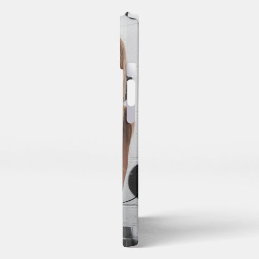 Aangepaste 3 Fotocollage Monogram Naam en offerte iPhone Hoesje (Linkerkant)