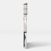 Aangepaste 3 Fotocollage Monogram Naam en offerte iPhone Hoesje (Rechterkant)