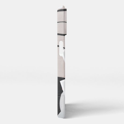 Aangepaste 3 Fotocollage Monogram Naam en offerte iPhone Hoesje (Rechterkant)