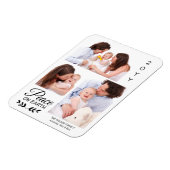 Aangepaste 3 fotocollage vrede op aarde magneet (Linkerzijde)