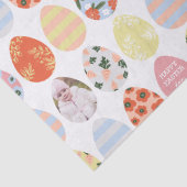 Aangepaste 3 fotopaaseieren tissuepapier (Detail)