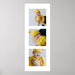 Aangepaste 3 foto's toevoegen poster