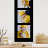 Aangepaste 3 foto's toevoegen poster (Keuken)