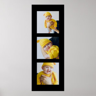 Aangepaste 3 foto's toevoegen poster