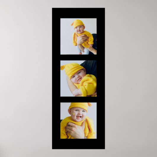 Aangepaste 3 foto's toevoegen poster (Voorkant)