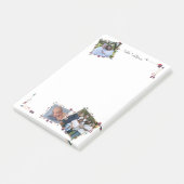 Aangepaste 3 foto's Tribal Arrows Feathers Trendy Post-it® Notes (Schuin)