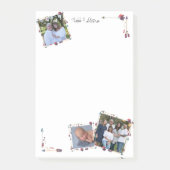 Aangepaste 3 foto's Tribal Arrows Feathers Trendy Post-it® Notes (Voorkant)