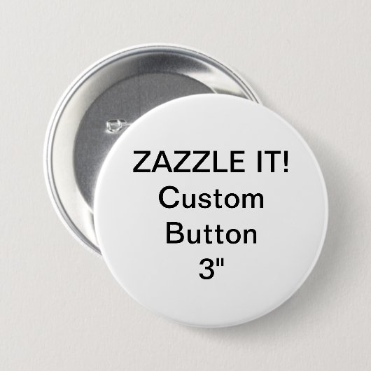Aangepaste 3-inch Button badge Blanco Sjabloon (Voorkant /achterkant)