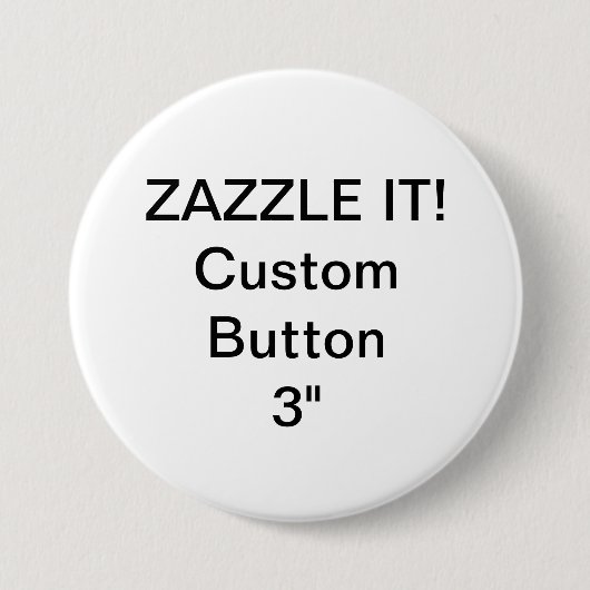 Aangepaste 3-inch Button badge Blanco Sjabloon (Voorkant)