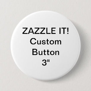 Aangepaste 3-inch Button badge Blanco Sjabloon