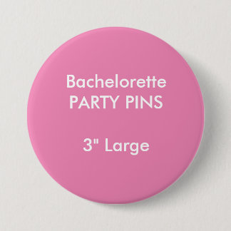 Aangepaste 3-inch grote ronde bachelorette button 7,6 cm