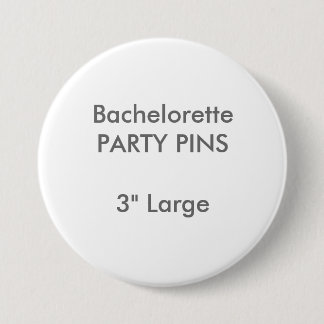 Aangepaste 3-inch grote ronde bachelorette button 7,6 cm