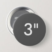 Aangepaste 3-inch grote ronde Button lege Sjabloon (Voorkant /achterkant)