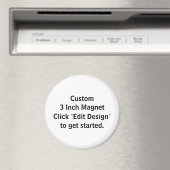 Aangepaste 3 inch ronde magneet (Insitu (Vaatwasser))