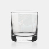 Aangepaste 3 Photo Collage Sjabloon Whisky Glas (Achterkant)