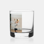 Aangepaste 3 Photo Collage Sjabloon Whisky Glas (Links)