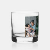 Aangepaste 3 Photo Collage Sjabloon Whisky Glas (Rechts)