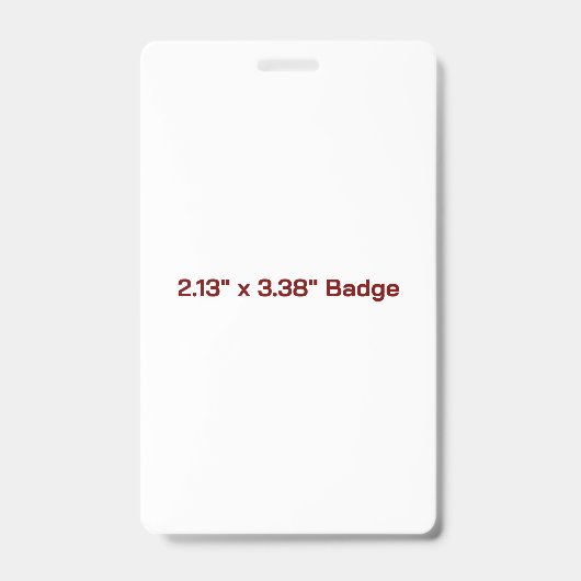 Aangepaste 3" x 5" Badge (Voorzijde)