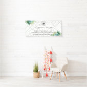 Aangepaste 3' x 5' Succulente Bloemrijke Zakelijke Spandoek (Insitu)