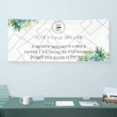 Aangepaste 3' x 5' Succulente Bloemrijke Zakelijke Spandoek (Beurs)