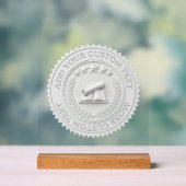 Aangepaste 3D bewerkbare witte wasfolie certificaa Acryl Bord (Neutraal)