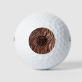 Aangepaste 3D koper metalic gesmolten golf Golfballen (Voorkant)