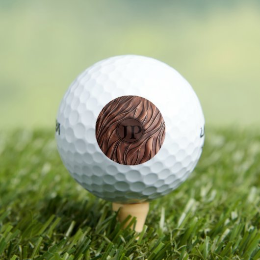 Aangepaste 3D koper metalic gesmolten golf Golfballen (Insitu Shirt)