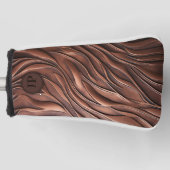 Aangepaste 3D koper metalic gesmolten golf Golfheadcover (Voorkant)