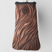 Aangepaste 3D koper metalic gesmolten golf Golfheadcover (Draai 90)