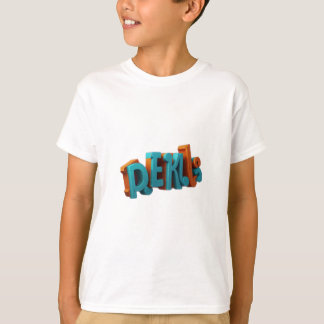 Aangepaste 3D Vibrant Tekst T-shirts
