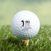 Aangepaste 40e 50e 60e 70e 80e verjaardag cadeaus golfballen (Insitu Shirt)