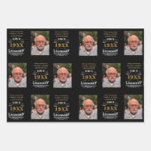 Aangepaste 40e jaarlijkse papierbladen voor het ve inpakpapier vel (Voorkant 2)