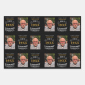 Aangepaste 40e jaarlijkse papierbladen voor het ve inpakpapier vel (Voorkant)