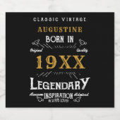 Aangepaste 40e verjaardag bier etiket (Enkel label)