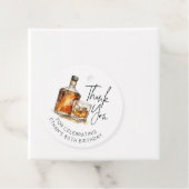 Aangepaste 40e verjaardag Favor Tags Whiskey / Bou Bedankjes Labels (In situ)