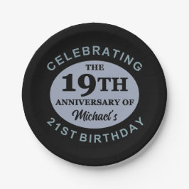 Aangepaste 40e verjaardag Humor Papieren Bordje