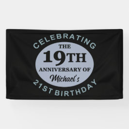 Aangepaste 40e verjaardag Humor Spandoek