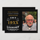 Aangepaste 40e verjaardag kaart (Voorkant / Achterkant)