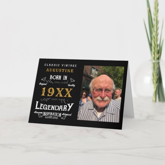 Aangepaste 40e verjaardag-kaart kaart (Voorkant)