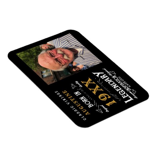 Aangepaste 40e verjaardag magneet (Rechterzijde)