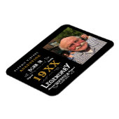 Aangepaste 40e verjaardag magneet (Linkerzijde)