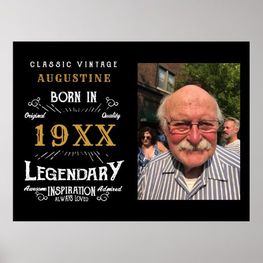 Aangepaste 40e verjaardag poster (Voorkant)