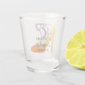 Aangepaste 40e verjaardag shot glas (Achterkant)