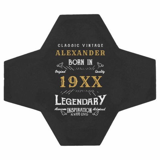 Aangepaste 40e verjaardag voetbal (Enkel)