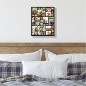 Aangepaste 42 fotocollage canvas afdruk (Insitu (Slaapkamer))