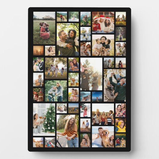 Aangepaste 42 fotocollage fotoplaat (voorkant)