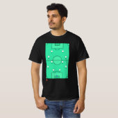 Aangepaste 442 voetbalopstelling teamrooster bord t-shirt (Voorkant volledig)